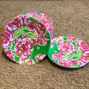 Lilly Pulitzer Melamine Plates // Set of 4